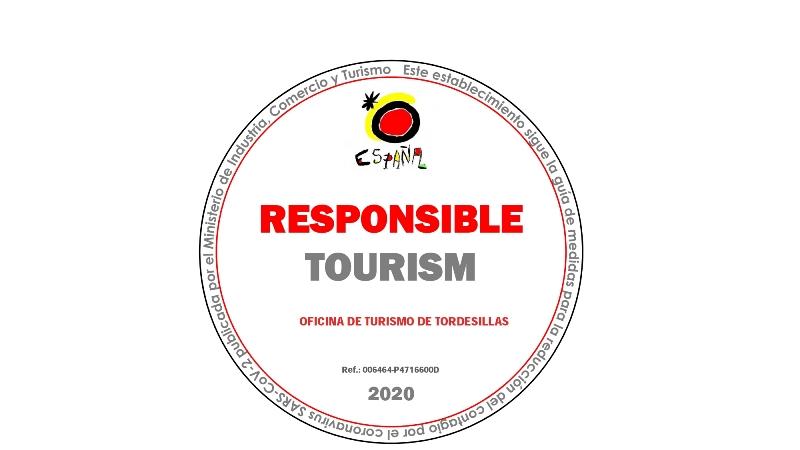 Oficina de Turismo de Tordesillas con Distintivo de Turismo Seguro