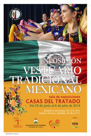 Imagen de cartel-Exposición-Vestuario-tradicional-mexicano